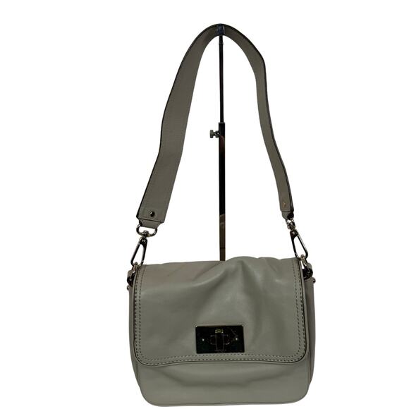 KATE SPADE New York Turn Lock Flap Leather Shoulder Bag - Picture 1 of 12